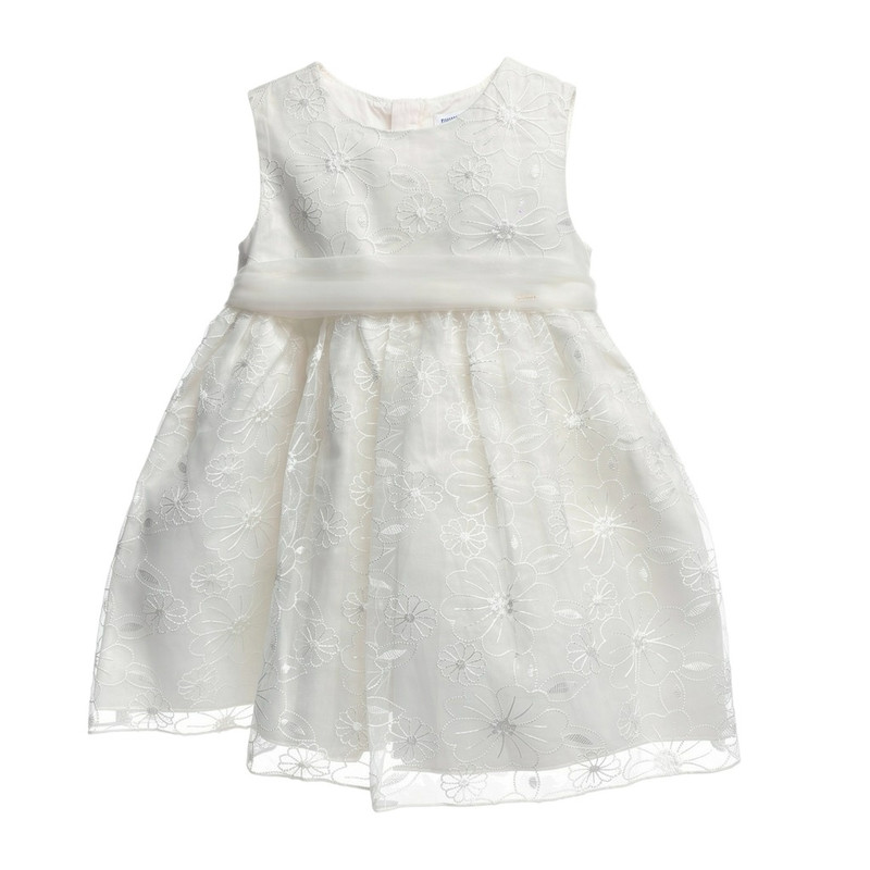 پیراهن بدون آستین یقه گرد دخترانه مایورال مدل ۱۹۴۸(۱ تا ۳سال)