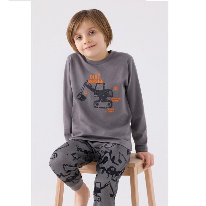 ست تیشرت و شلوار راحتی پسرانه مدل RP3424-2 ترک (۲ تا 3 سال)ارسال رایگان