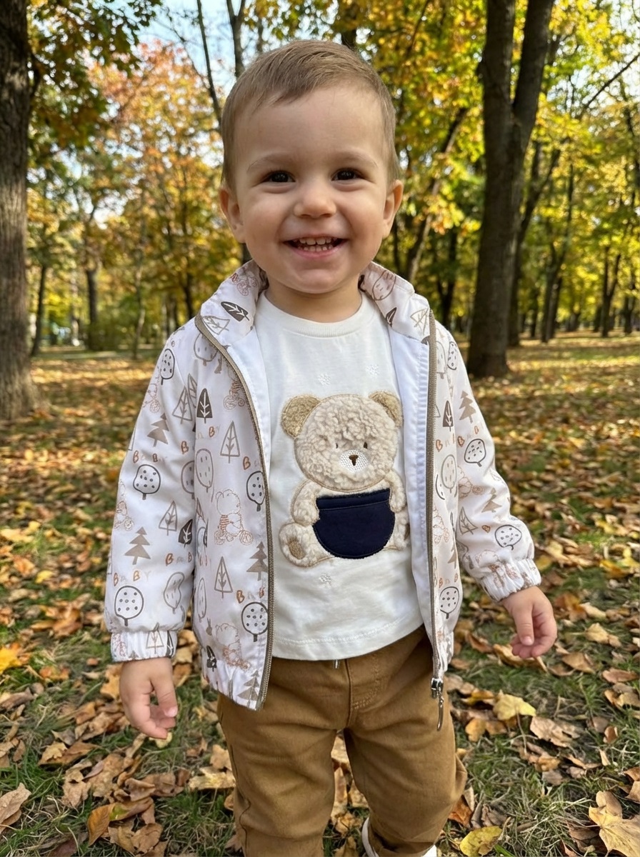 ست ۳ تیکه سویشرت شلوار و بلوز(۹ماه ،۱۸ ماه)