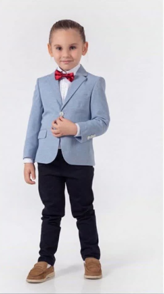 ست ۳ تیکه کت شلوار و پیراهن ترک (۱ سال ، ۴ سال)