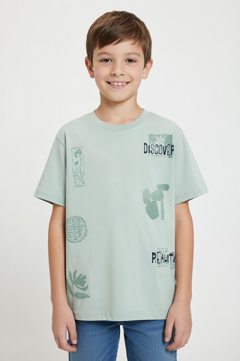 تیشرت  پسرانه ترک  nk ( ۸ تا ۱۳ سال)