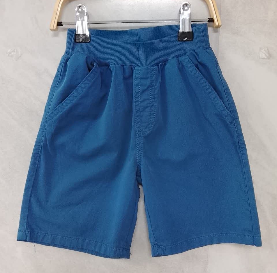 شلوارک  کتان سرمه ای (۴ تا۸ سال)