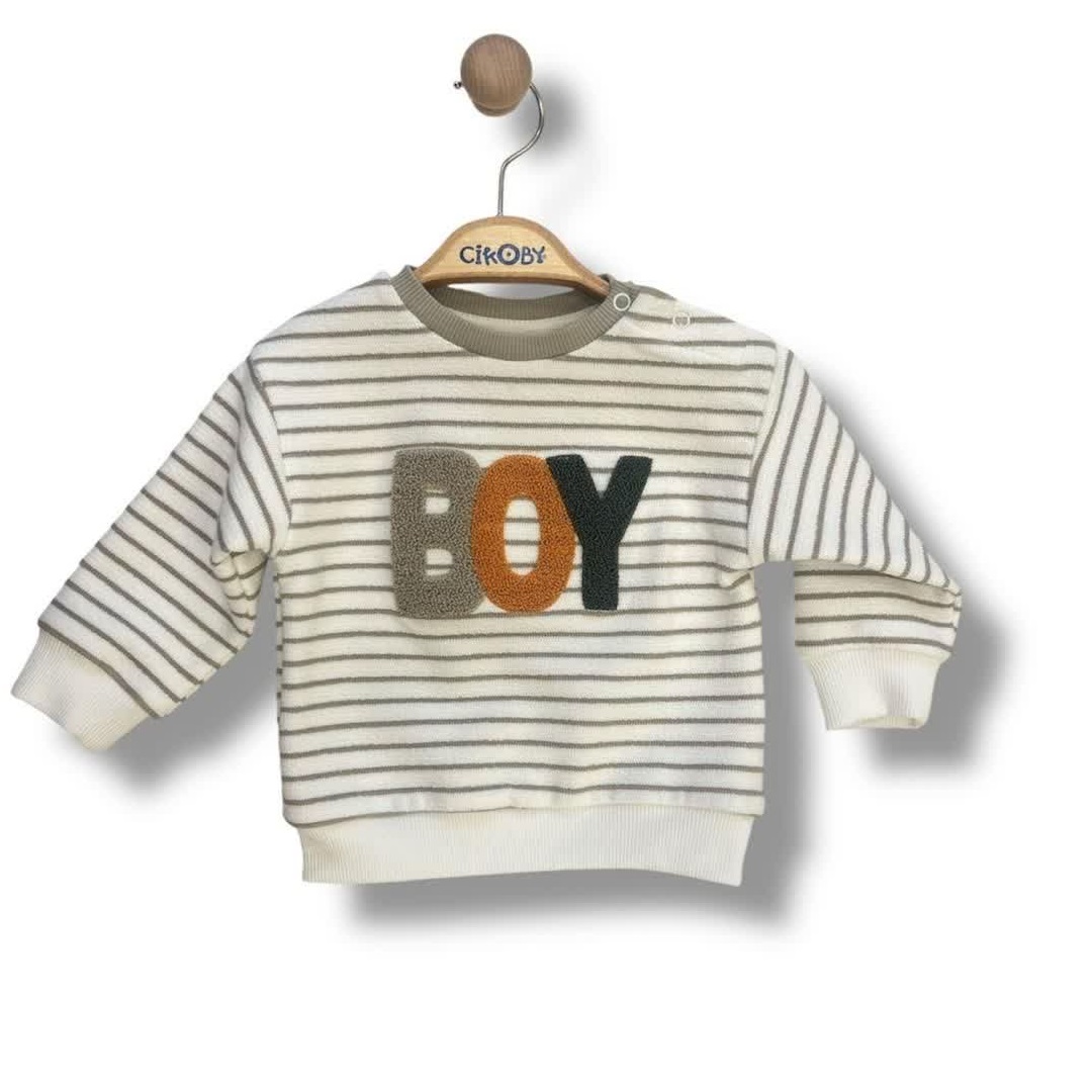 سویشرت ترک  چیکوبی مدل boy  ( ۶ تا ۹ ماه)
