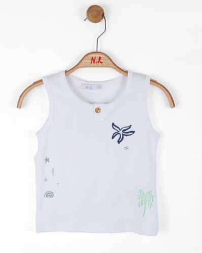 تیشرت آستین حلقه ای ترک nk ( ۹تا۱۲ ماه)