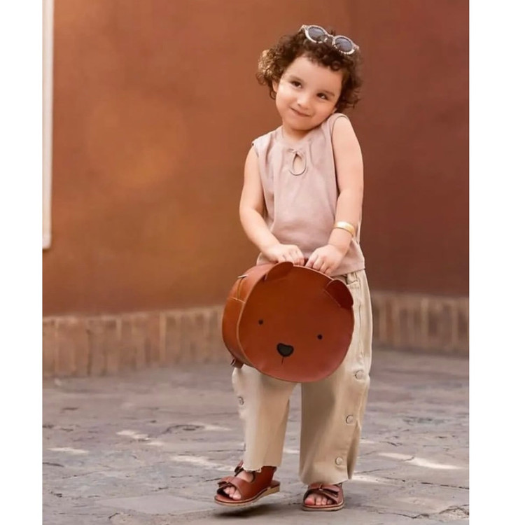 ست تیکه کوله پشتی خرسی و کیف دوشی( قرتی بازی دختر ها )